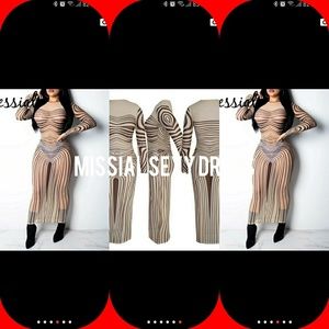 MIESSIAL SEXY LONG SLEEVES  SIZE L